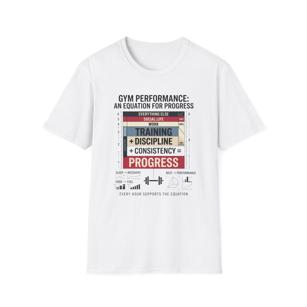 Gym Performance - An equation for progress T-Shirt