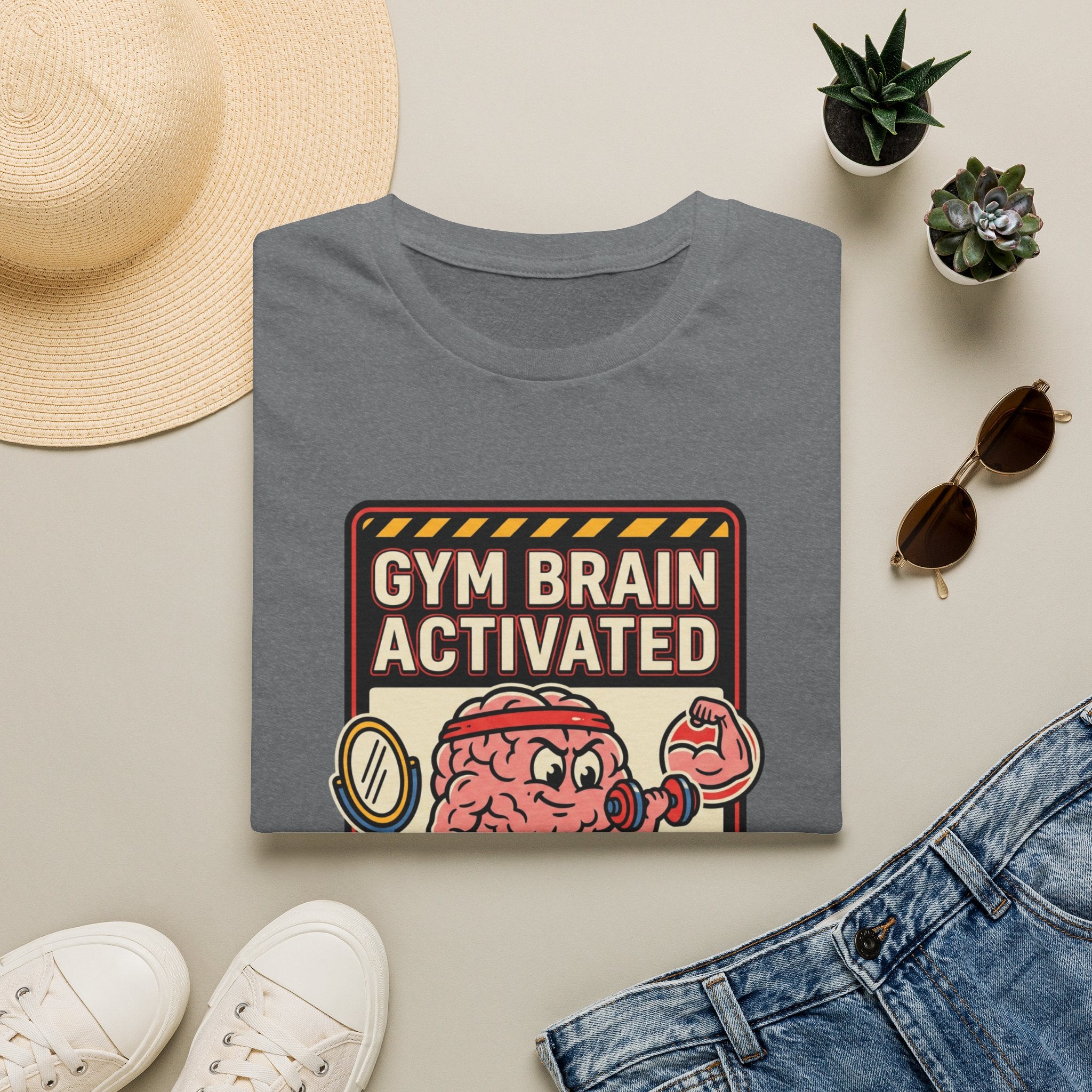 Gym brain activated T-Shirt