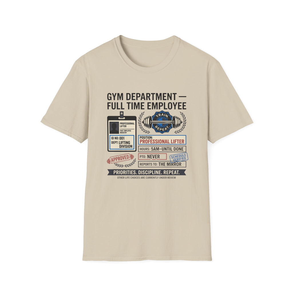 Gym department - Full time employee T-Shirt