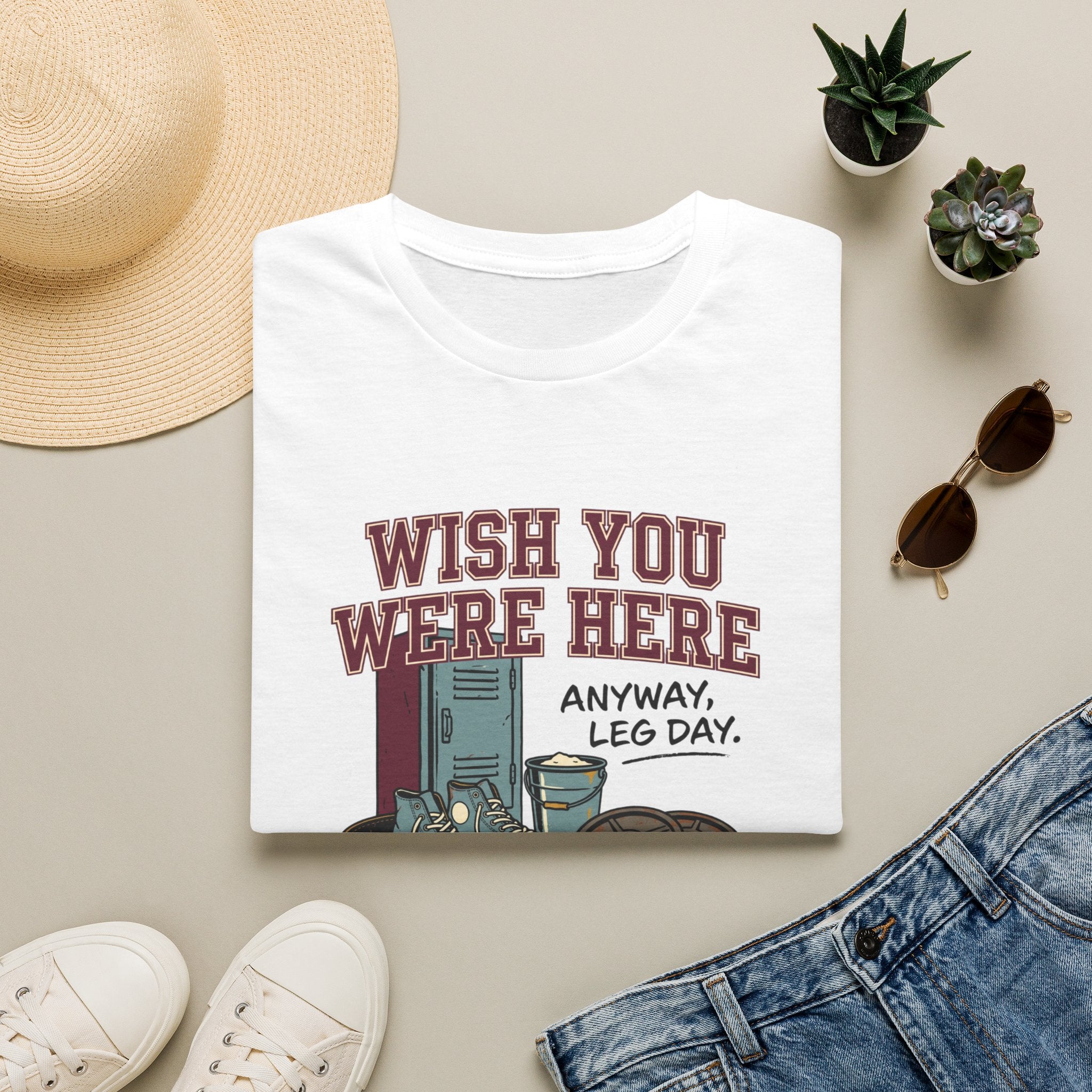 Wish you were here. Anyway, leg day T-Shirt