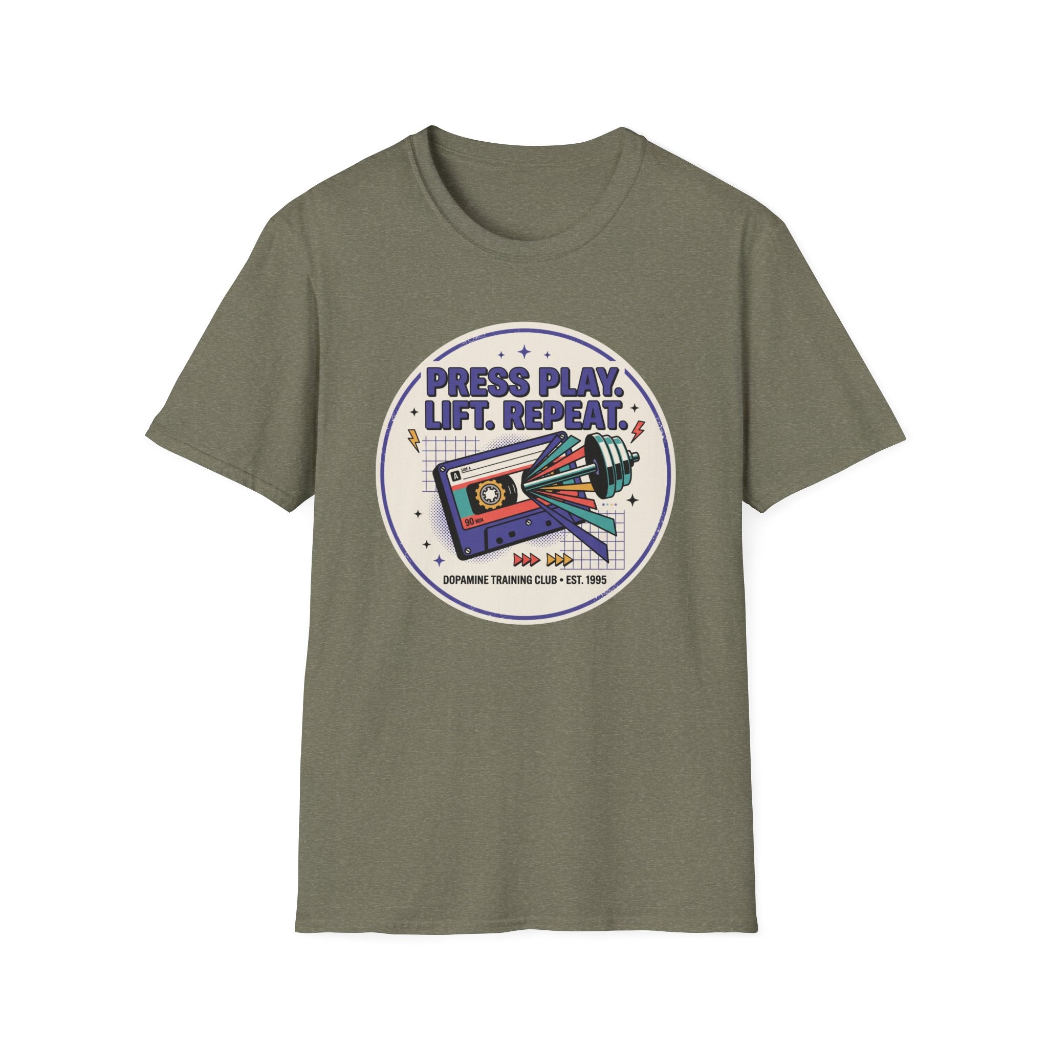 Press play. Lift. Repeat T-Shirt