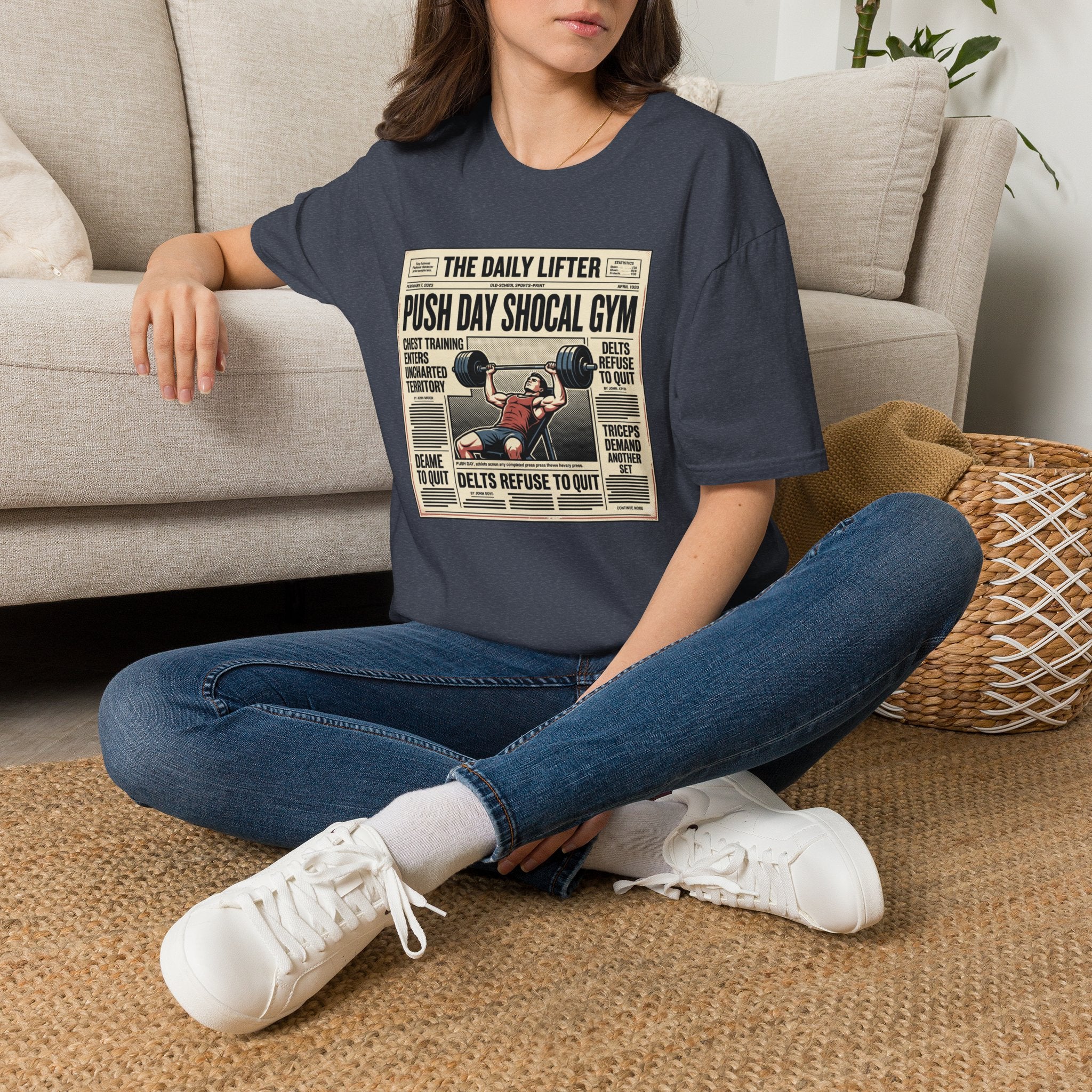 Push day newspaper style T-Shirt