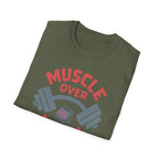 Muscle Over Math – Barbell Crunch Edition T-Shirt