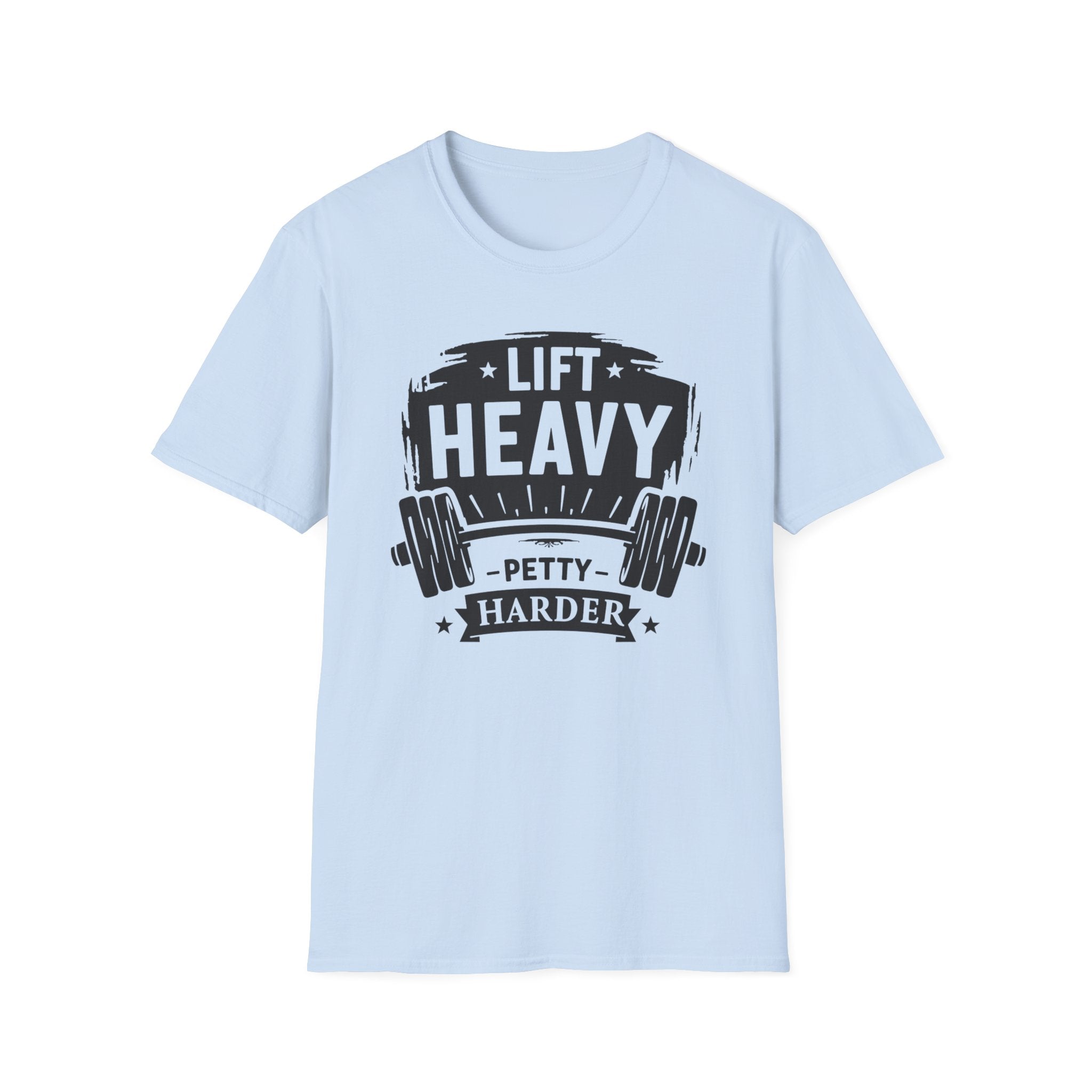 Lift Heavy, Petty Harder (Vintage Crest Edition) T-Shirt