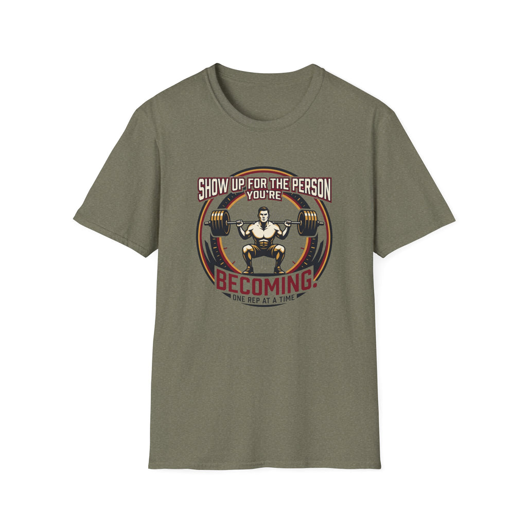Show up for the person you are becoming T-Shirt