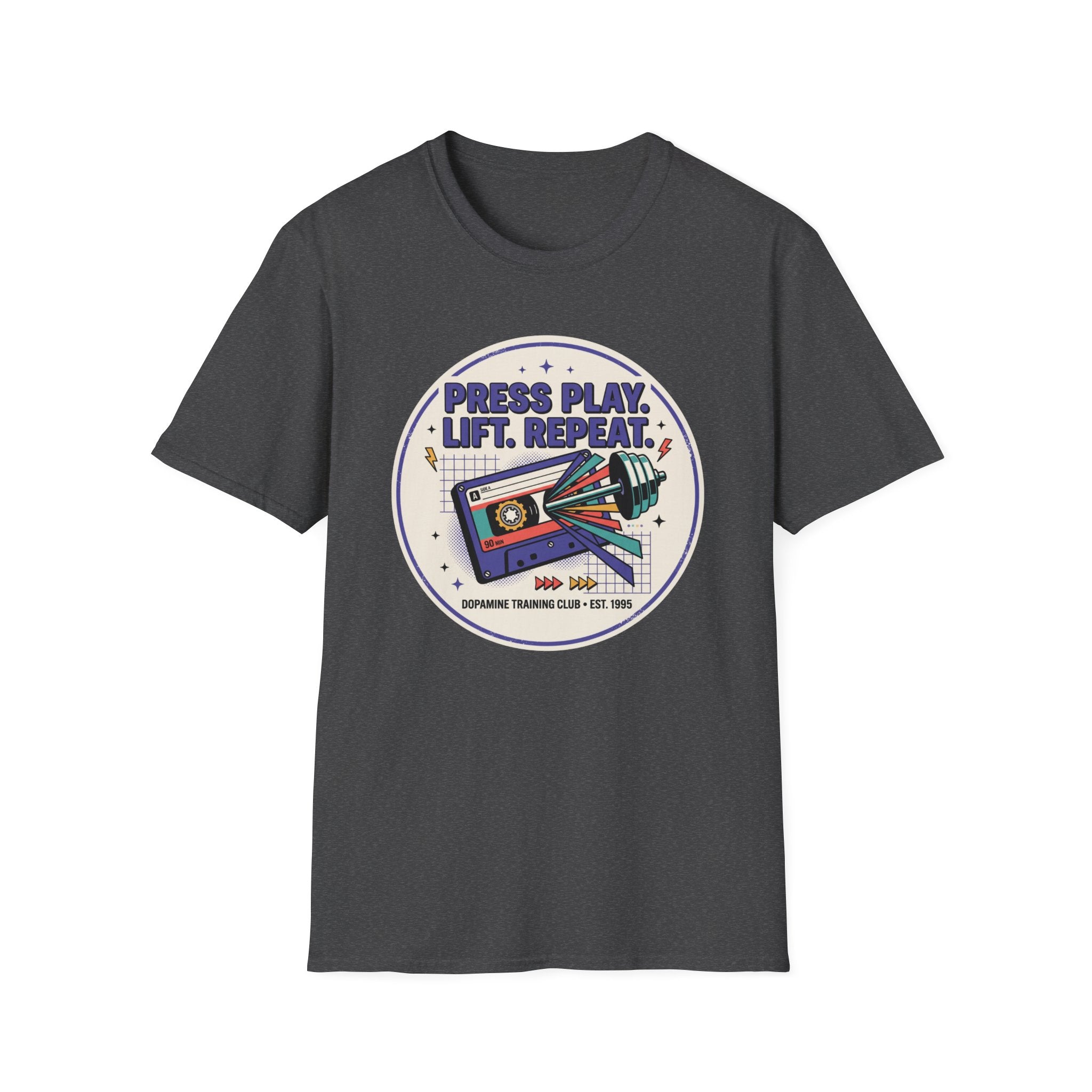 Press play. Lift. Repeat T-Shirt