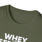 Whey Too Serious – Cartoon Shaker Edition T-Shirt