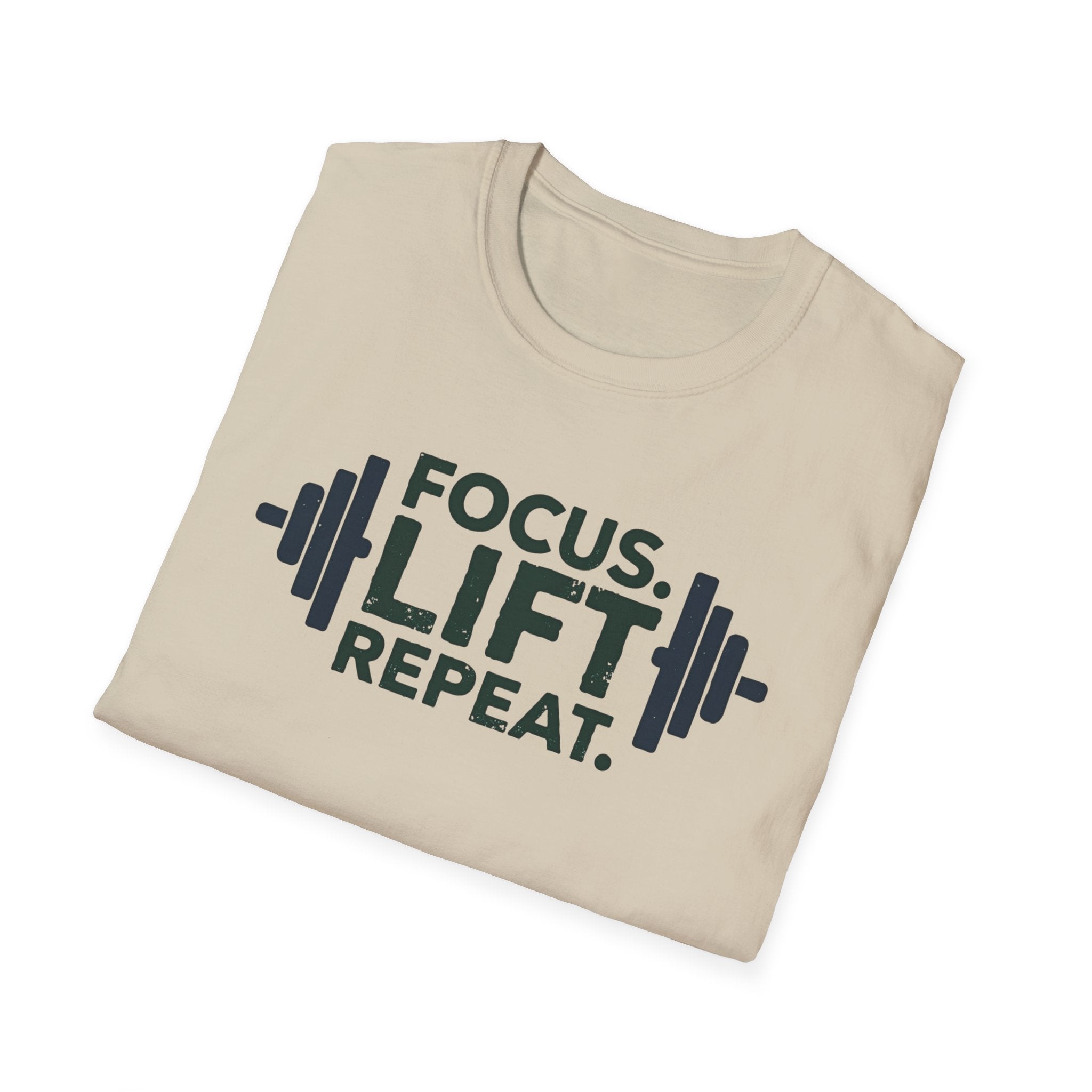 Lift Strong – Focus. Lift. Repeat. T-Shirt