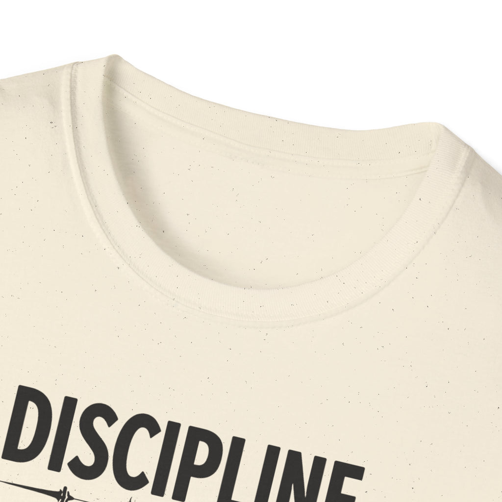 Discipline > Motivation – Barbell Edition T-Shirt