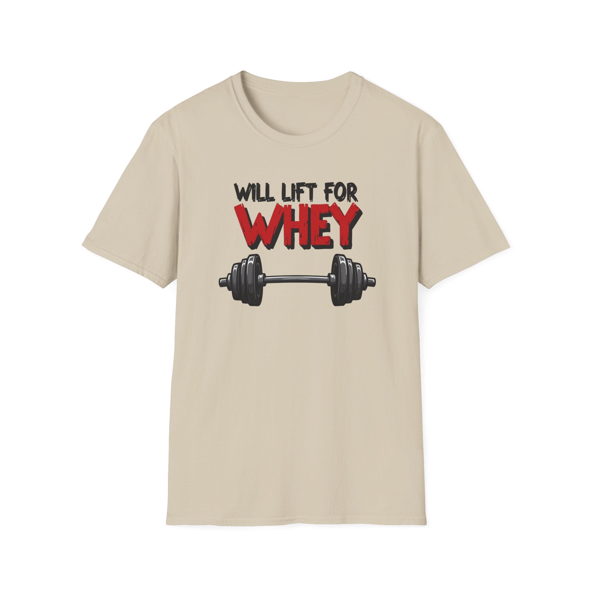 Will Lift for Whey – Barbell Edition T-Shirt