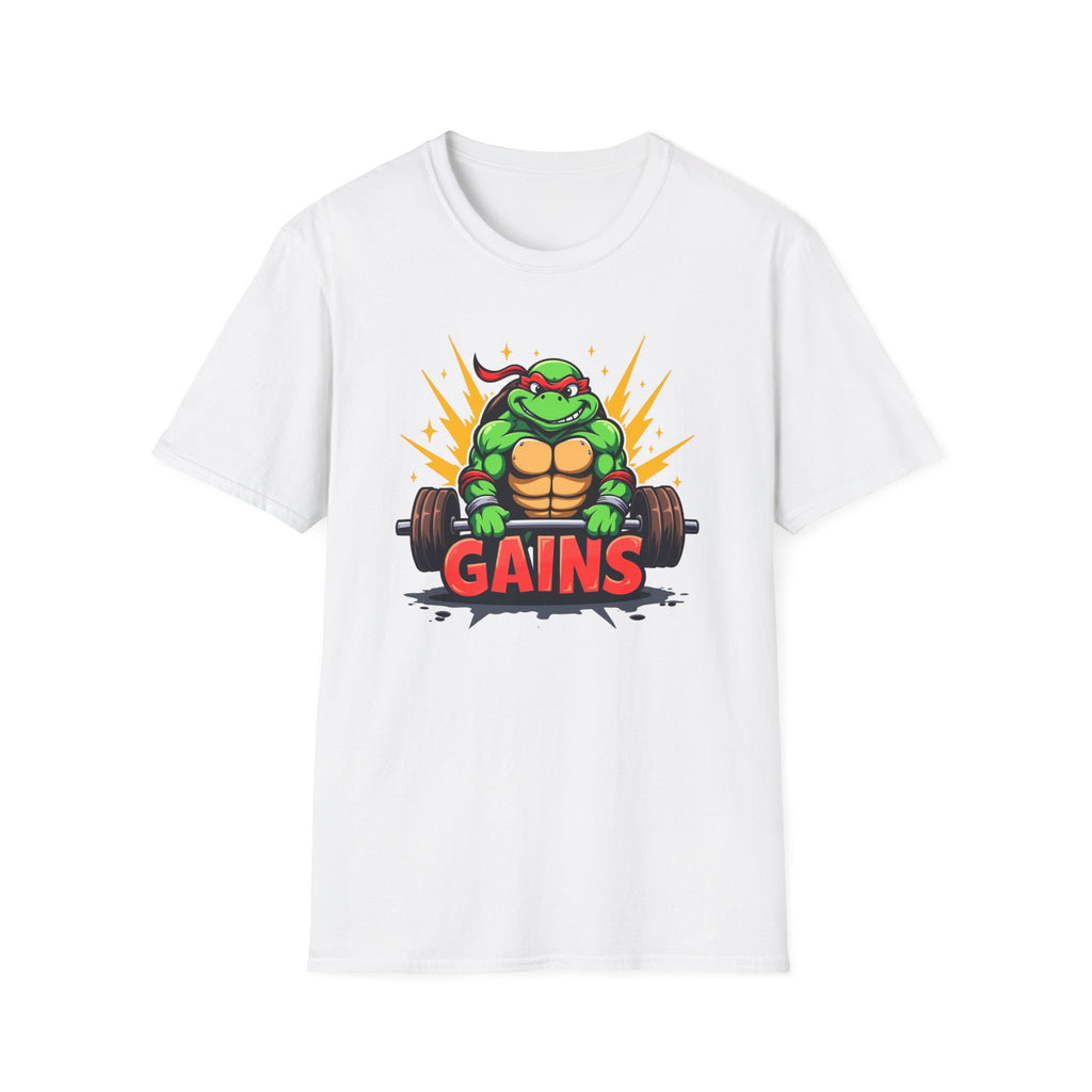 Hard-Shelled Gains – Turtle Power Edition T-Shirt