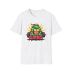 Hard-Shelled Gains – Turtle Power Edition T-Shirt