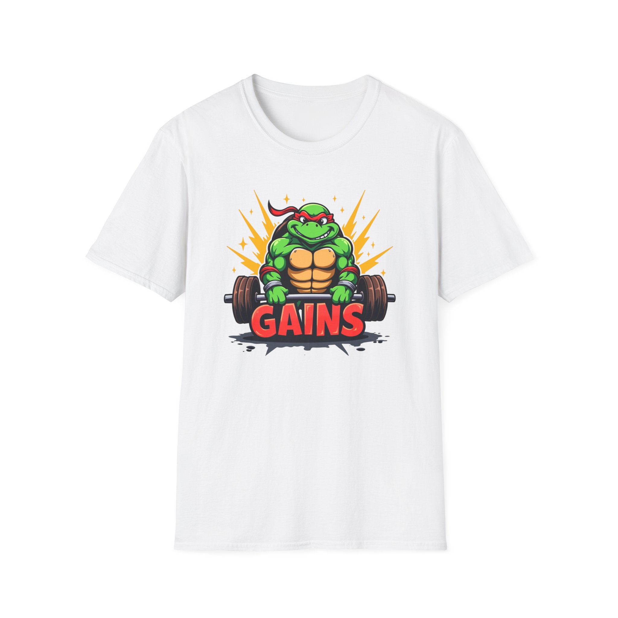 Hard-Shelled Gains – Turtle Power Edition T-Shirt