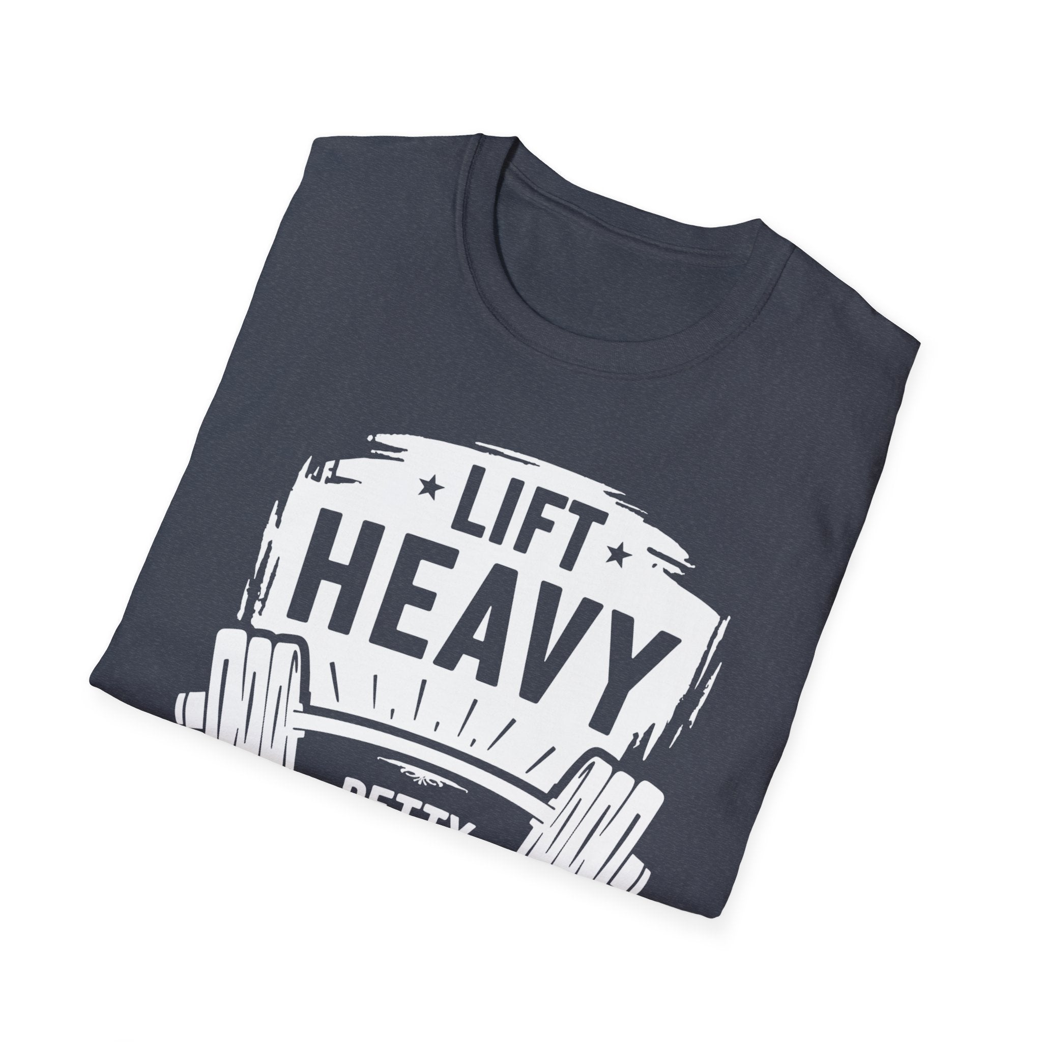 Lift Heavy, Petty Harder (Vintage Crest Edition) T-Shirt