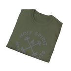 Holy Spirit. Heavy Weights. – Crossed Barbells Emblem Tshirt