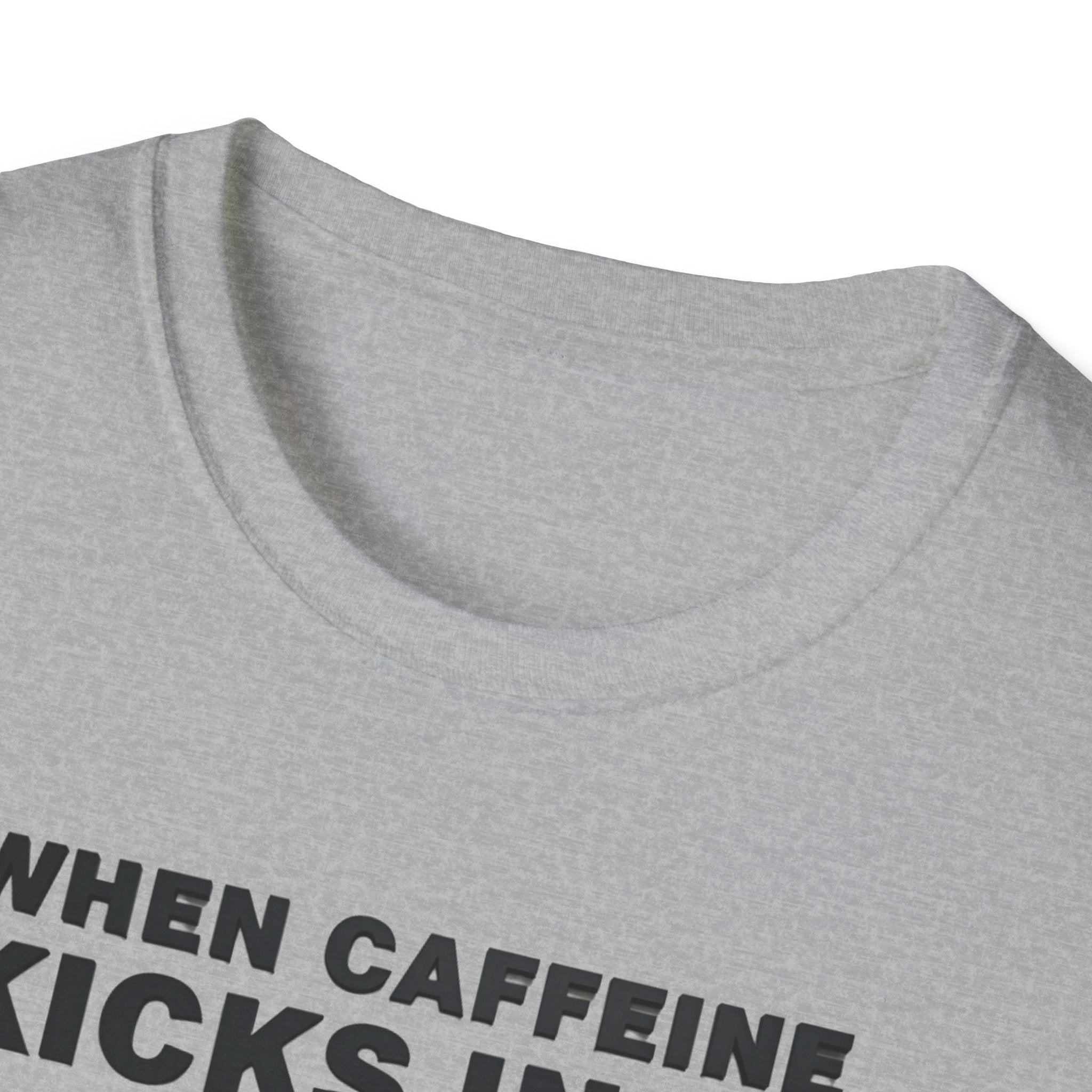 When Caffeine Kicks In – Brain Upgrade Sequence T-Shirt