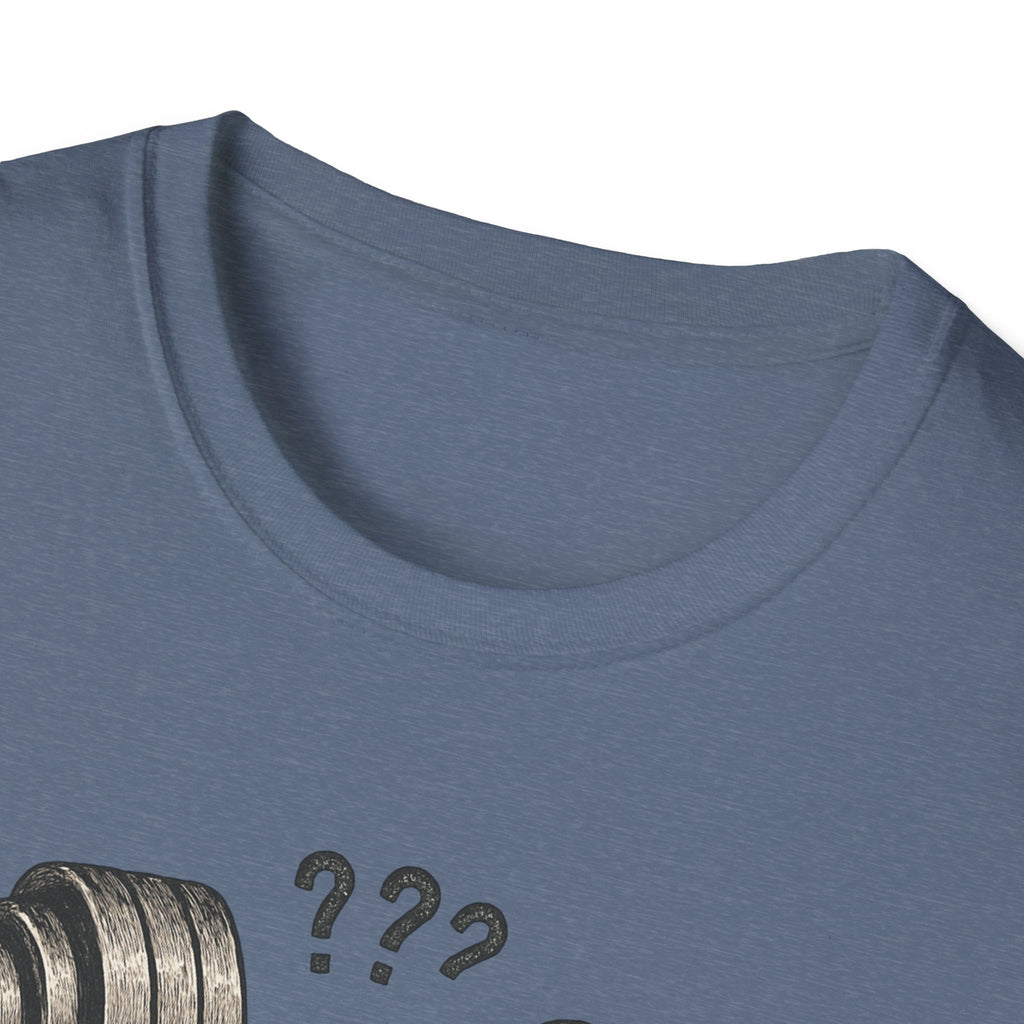 I Lift Because I Can’t Count That High – Heavy Barbell Edition T-Shirt