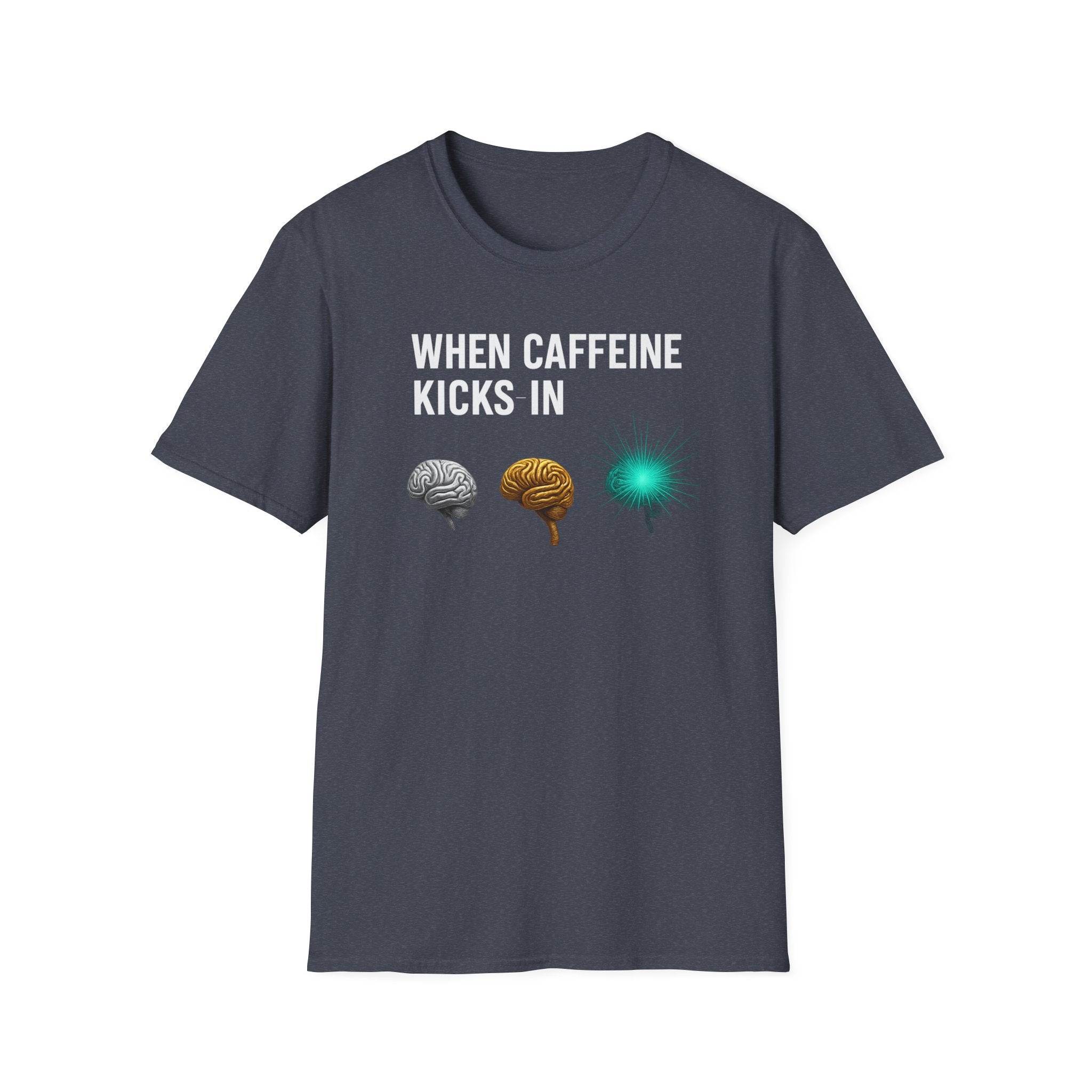 When Caffeine Kicks In – Brain Upgrade Sequence T-Shirt