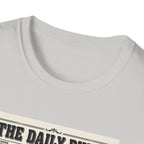 Monday is Global chest day - News style T-Shirt