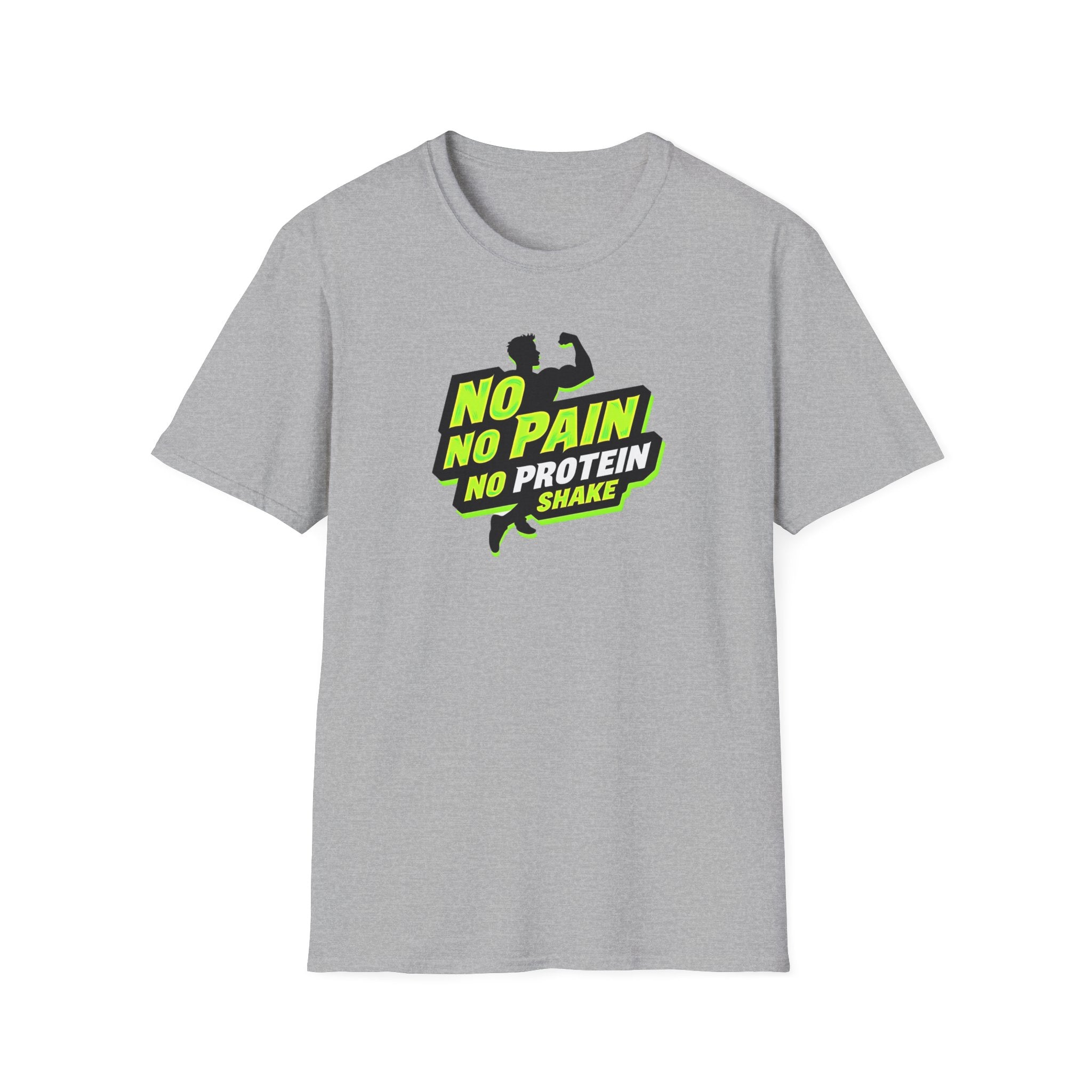 No Pain, No Protein Shake funny T-Shirt