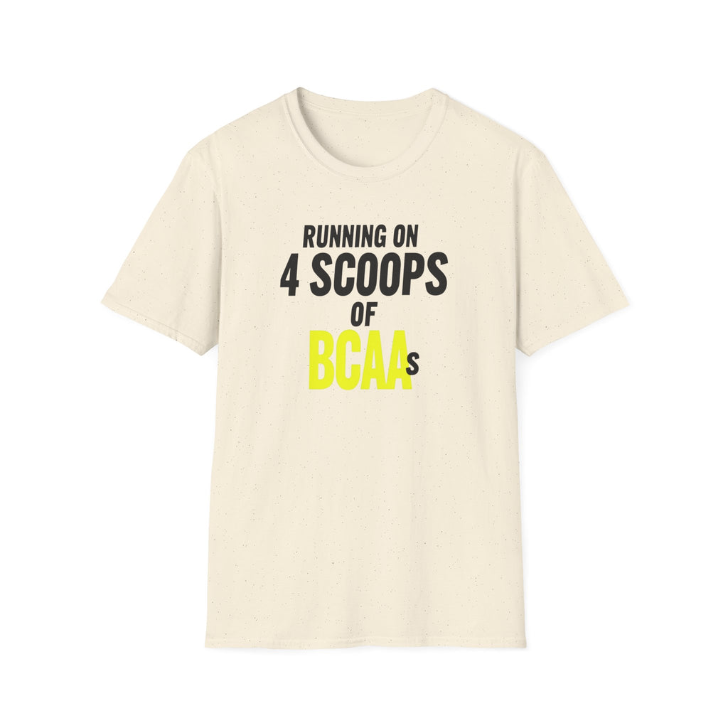 Running on 4 Scoops of BCAAs T-Shirt