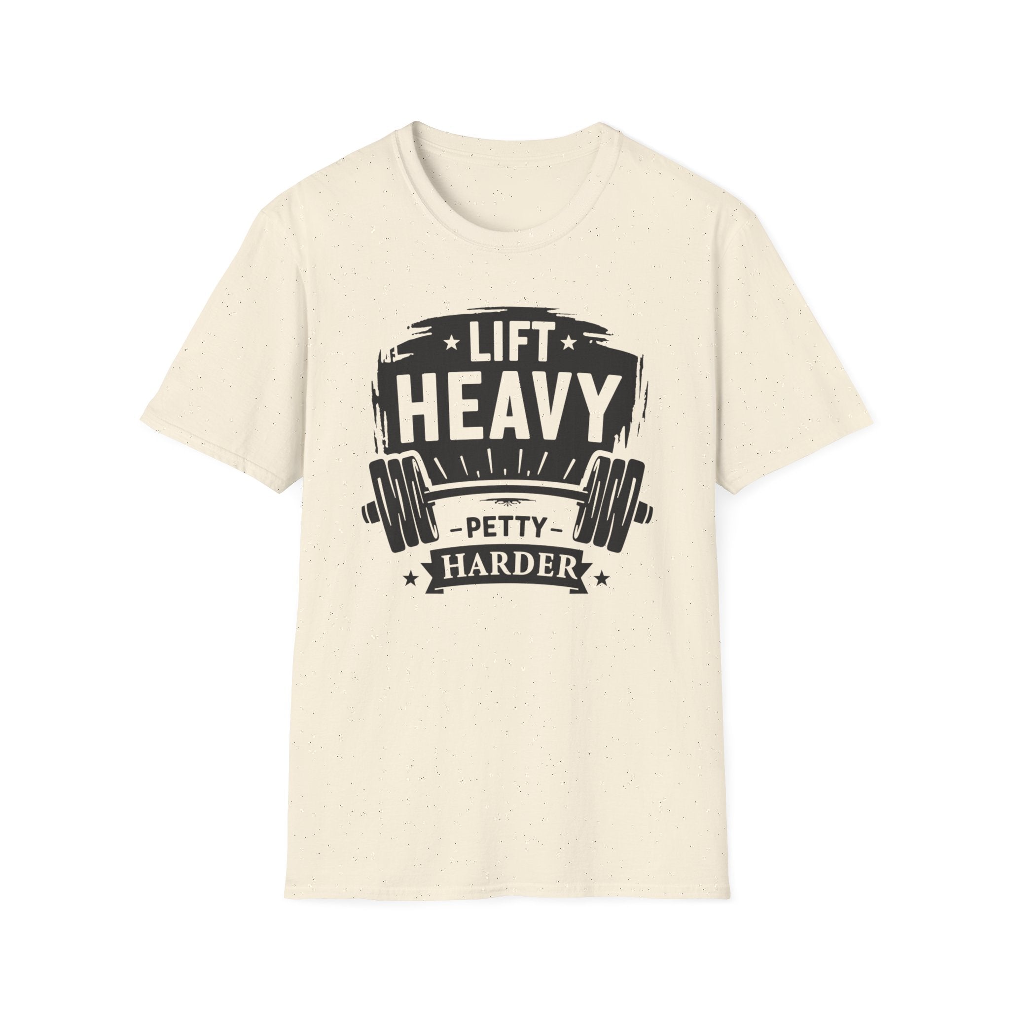 Lift Heavy, Petty Harder (Vintage Crest Edition) T-Shirt