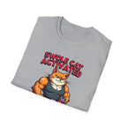 Swole Cat Activated – Pre-Workout Pouncer Edition T-Shirt