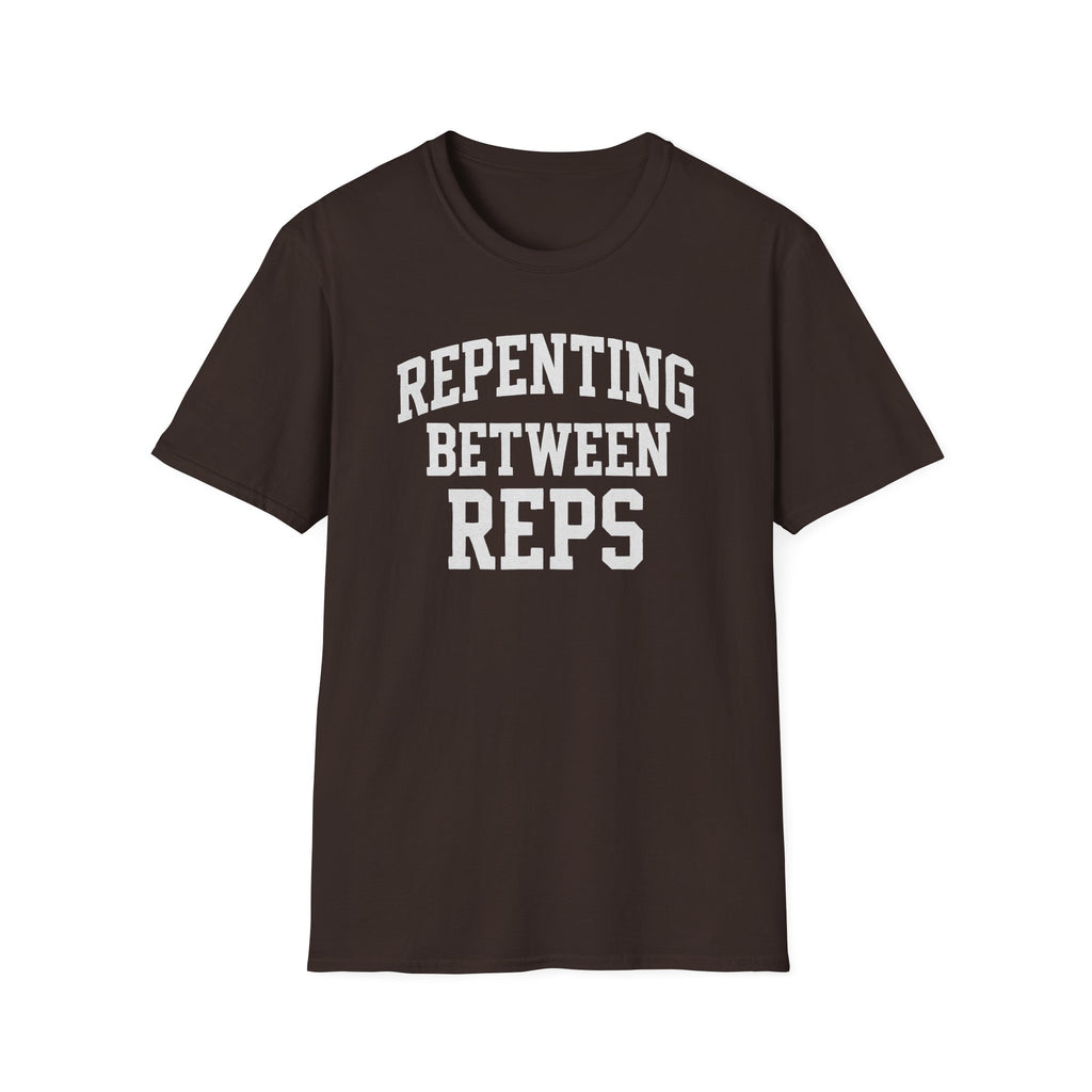 Repenting Between Reps – Bold Faith & Fitness  Tshirt