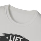 Lift Heavy, Petty Harder (Vintage Crest Edition) T-Shirt