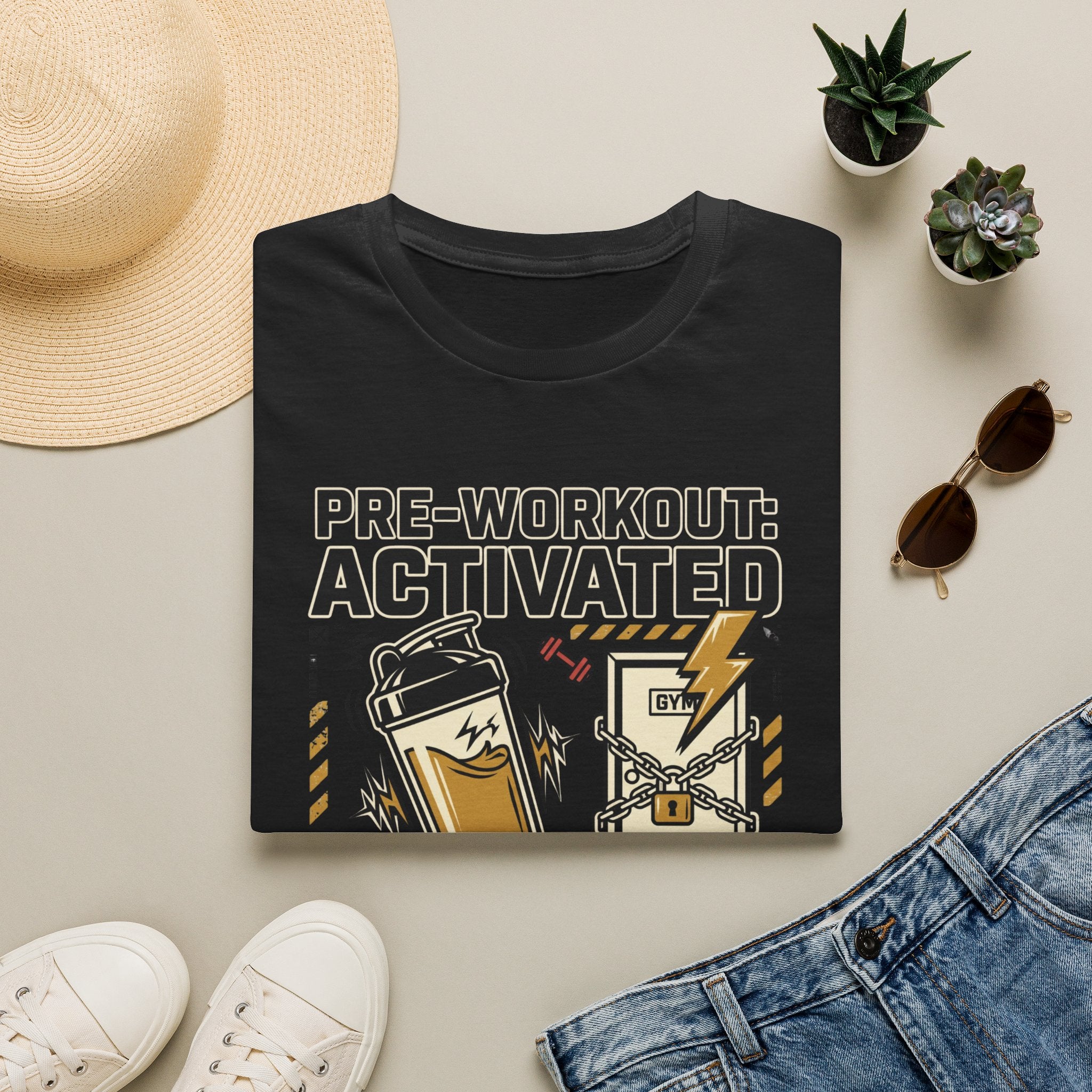 Pre workout : Activated, Gym : Closed T-Shirt