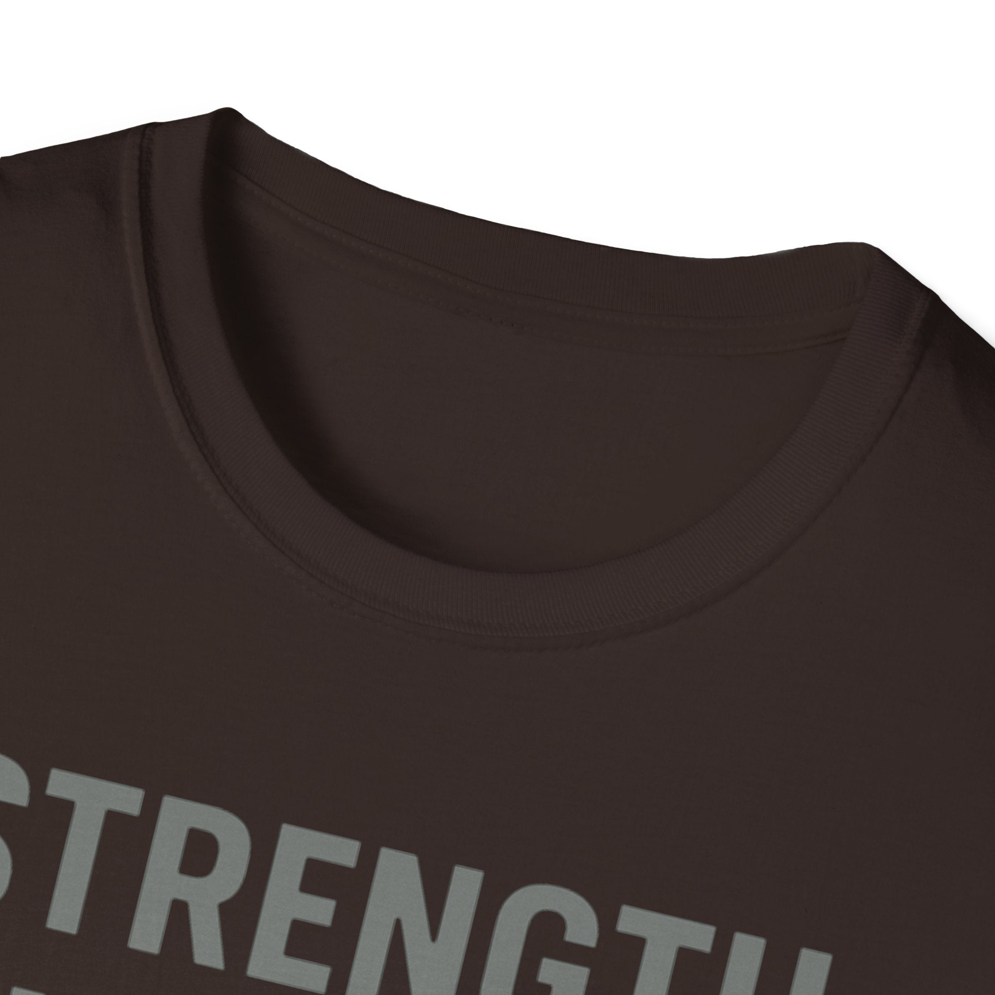 Strength Through Scripture – Bold Faith & Fitness Statement Tshirt