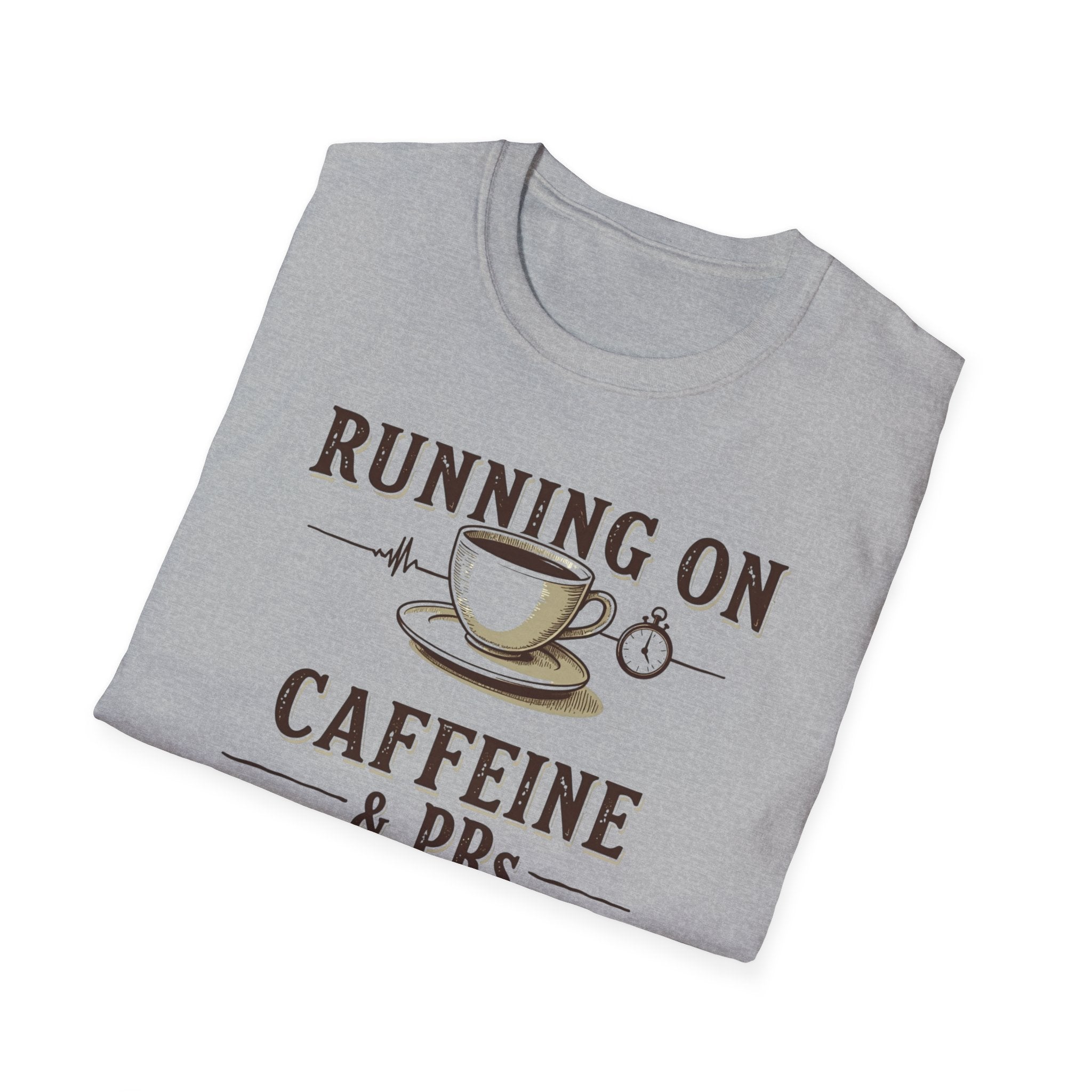 Running on Caffeine & PRs – Vintage Brew Strength T-Shirt