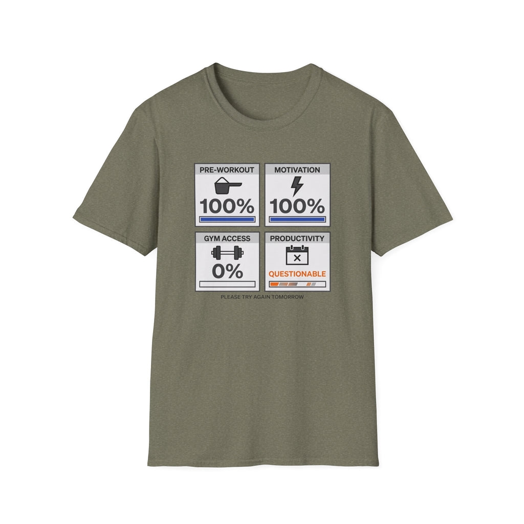 Pre workout taken - Corporate style T-Shirt