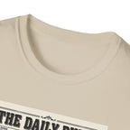 Monday is Global chest day - News style T-Shirt