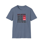 Waiting for gym - Week schedule T-Shirt
