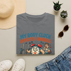 Body clock expects barbell T-Shirt