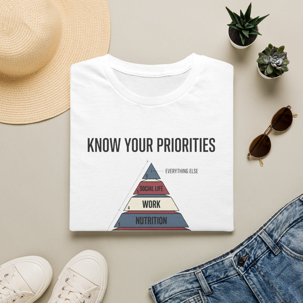 Know your priorities - Rest can be scheduled copy T-Shirt