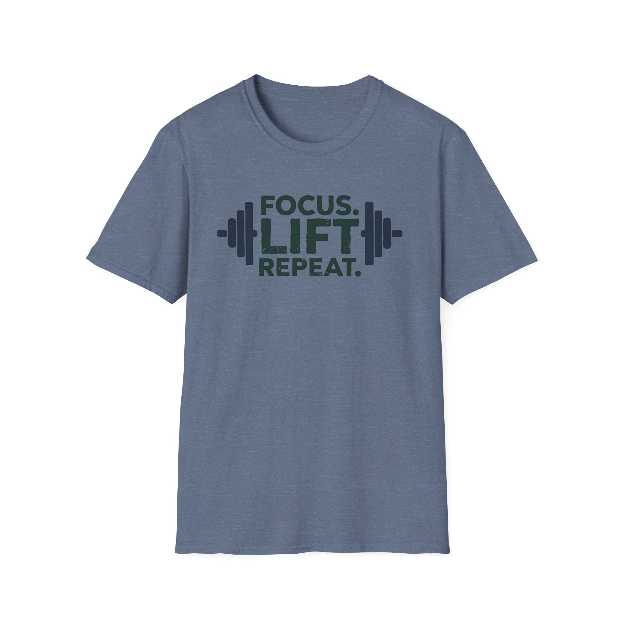 Lift Strong – Focus. Lift. Repeat. T-Shirt