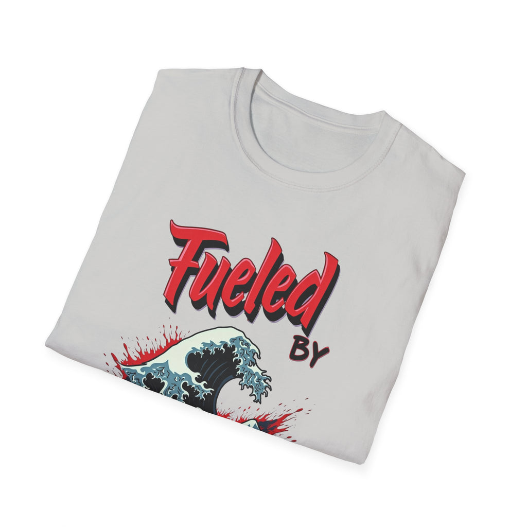 Fueled by Creatine and Chaos – Energy Wave Edition T-Shirt
