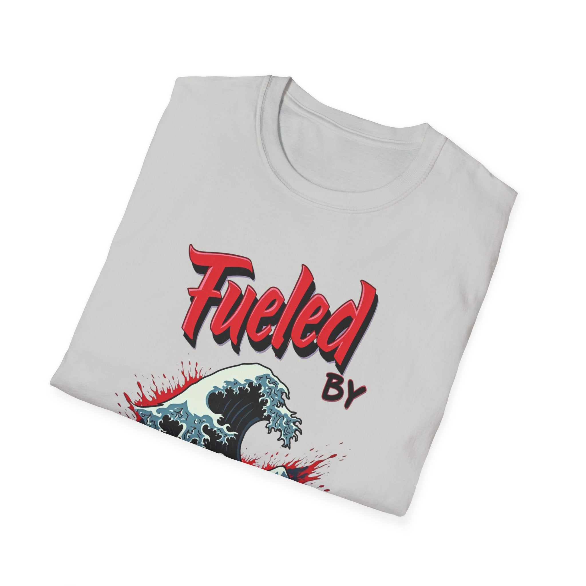 Fueled by Creatine and Chaos – Energy Wave Edition T-Shirt