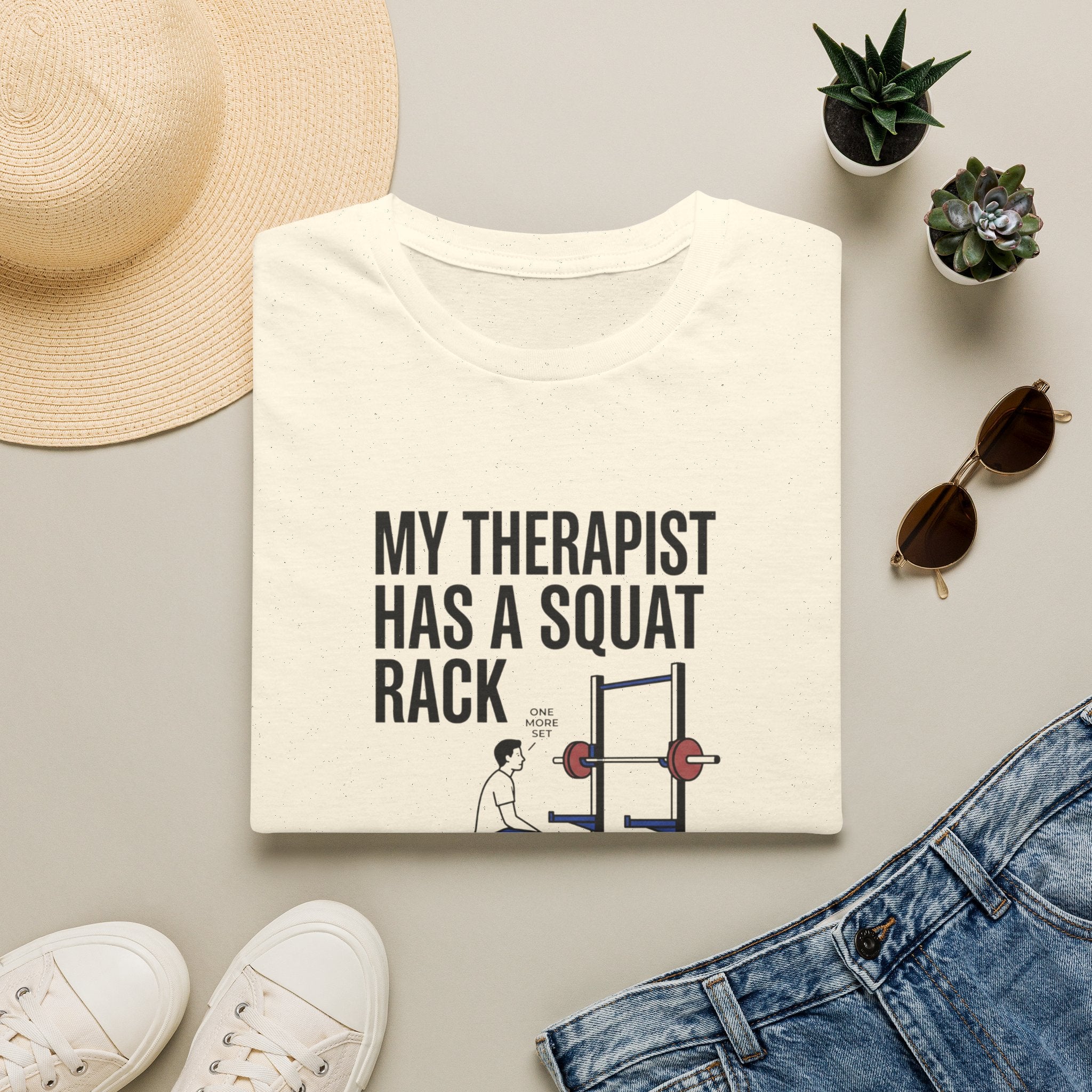My therapist has a squat rack T-Shirt