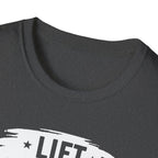 Lift Heavy, Petty Harder (Vintage Crest Edition) T-Shirt