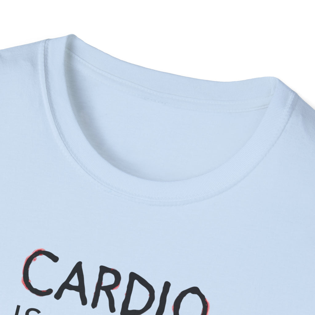 Cardio Is a Scam typo T-Shirt