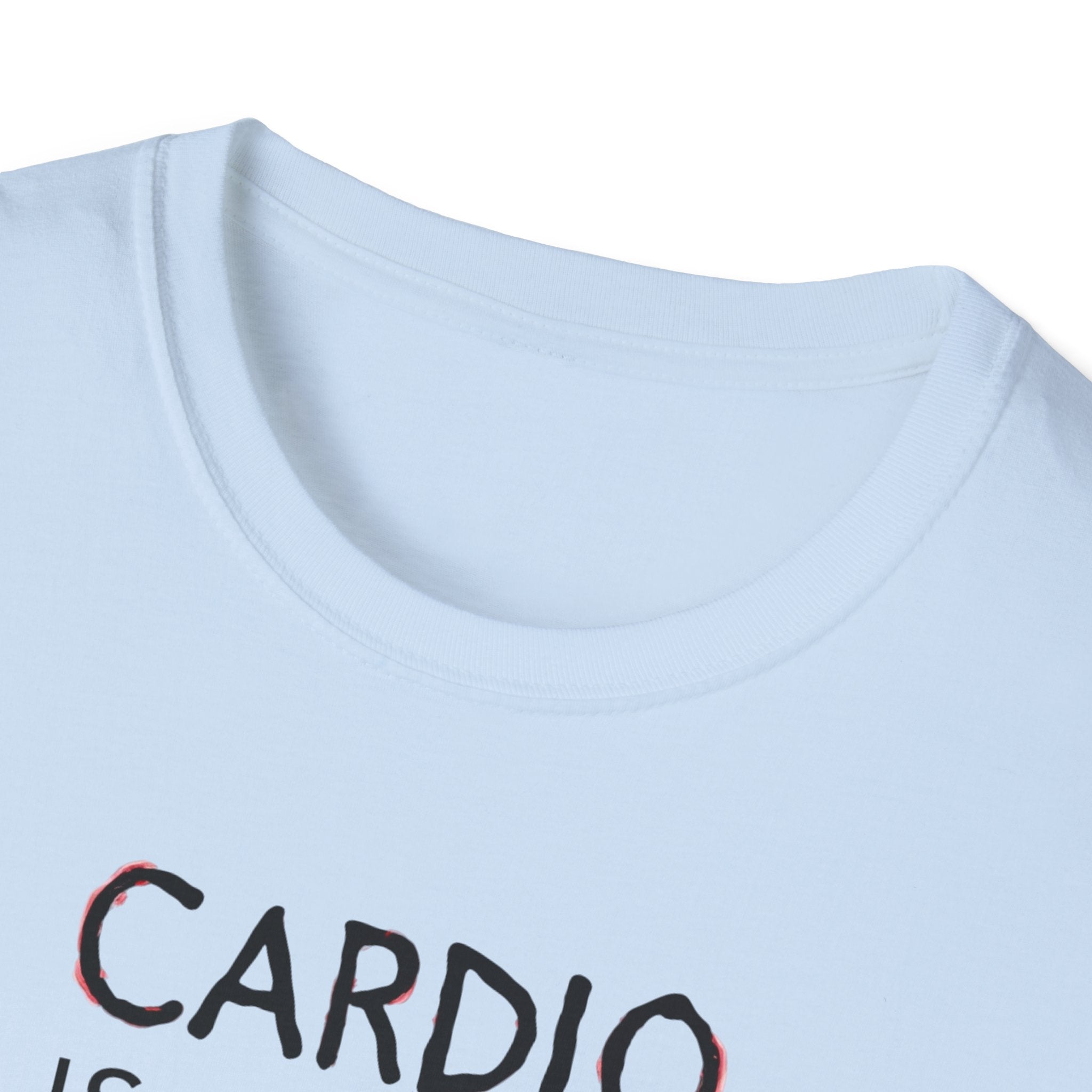 Cardio Is a Scam typo T-Shirt