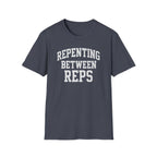 Repenting Between Reps – Bold Faith & Fitness  Tshirt