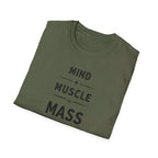 Mind + Muscle = Mass – Equation T-Shirt