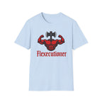 Flexecutioner – Muscular Axe Warrior Emblem T-Shirt