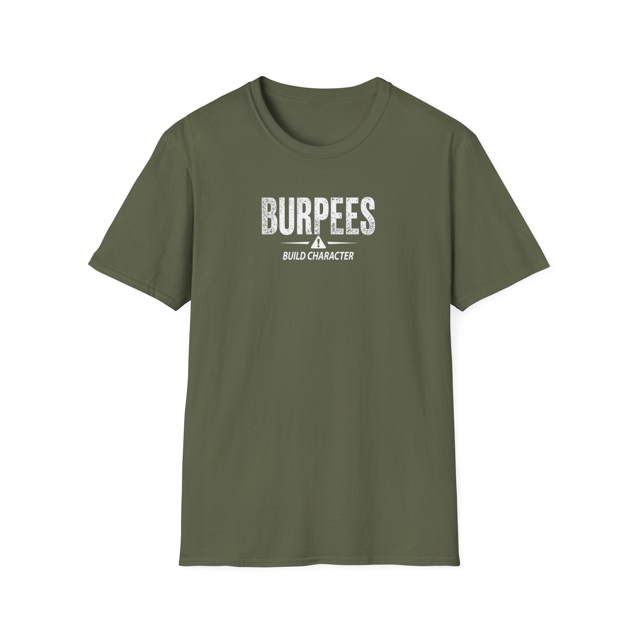 Burpees Build Character (Warning Edition) T-Shirt