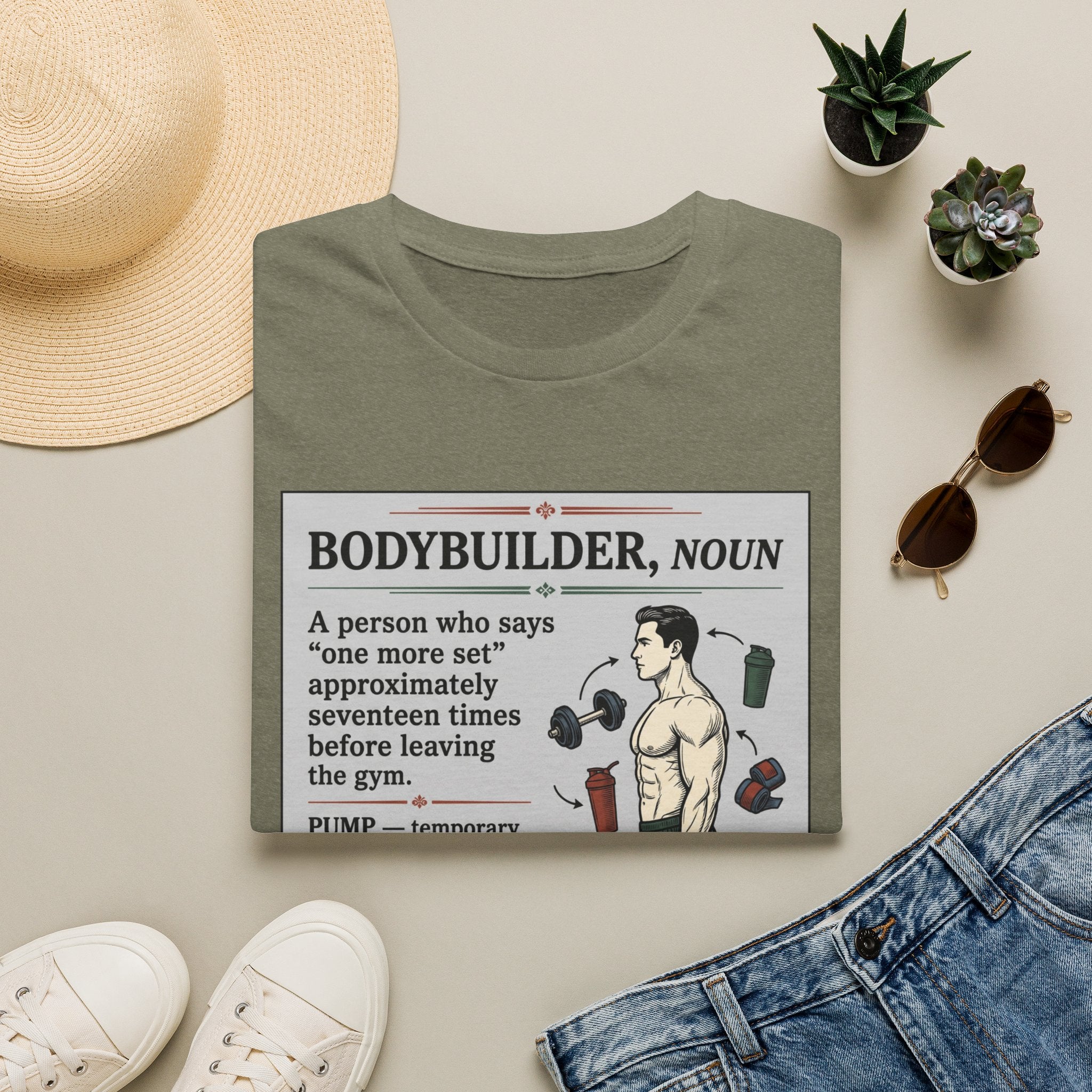 Bodybuilder, noun T-Shirt