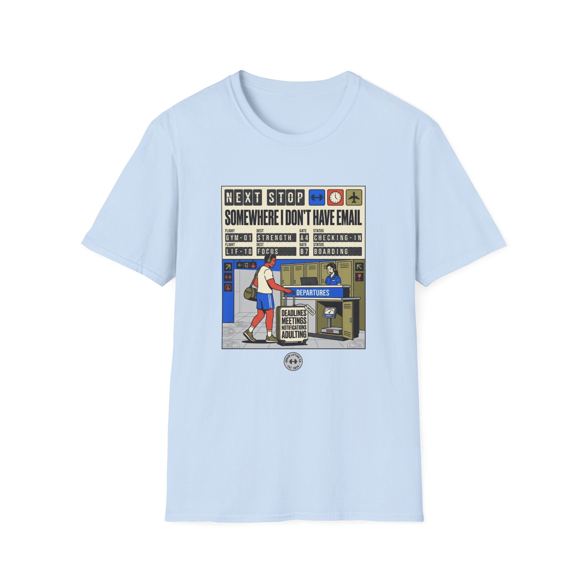 Next stop, somewhere I don't have email T-Shirt